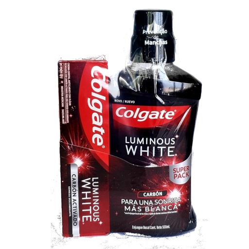 [053624] Enjuague Bucal Luminous 500Ml + Crema Dental 75Ml