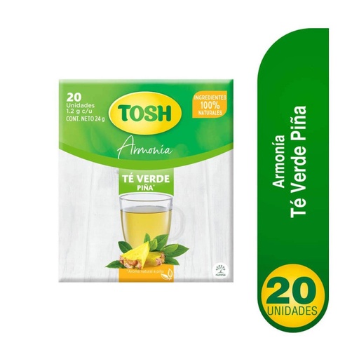 [053637] Te Verde Piña Tosh 20Unidades 24Gr