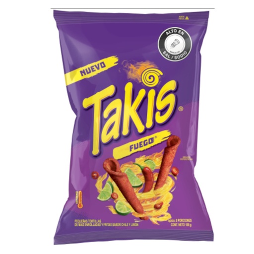 [053653] Takis Fuego Familiar 185Gr
