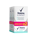 Desodorante Rexona Clinical Clean Scent 2 Unidades Precio Especial