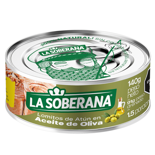 [053706] Lomitos De Atún La Soberana Aceite de Oliva 140Gr