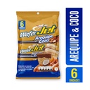 Galletas Wafer Jet Arequipe Y Coco 6 Unidades 132Gr