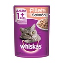 Fillets Salmón Whiskas Adulto Pouch 85Gr