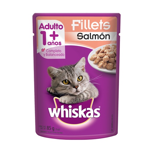 [053738] Fillets Salmón Whiskas Adulto  85Gr