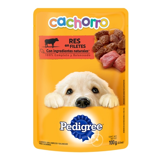 [053745] Filete Res Cachorro Pedigree Pouch 100Gr