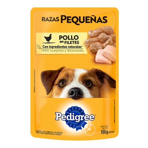 [053746] Filete Pollo Razas Pequeñas Pedigree  100Gr