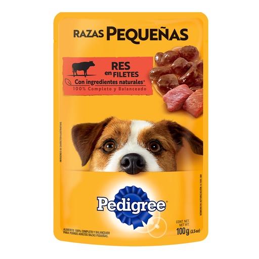[053748] Filete Res Razas Pequeñas Pedigree  100Gr