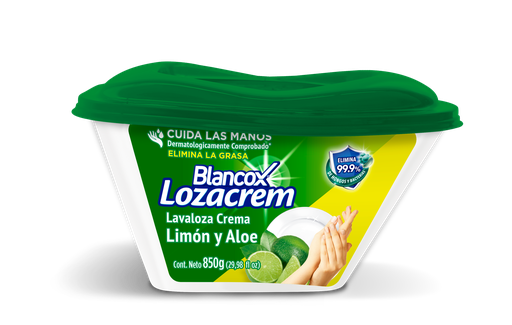 [053818] Lavaplatos Loza Crem Blancox Limón Y Aloe 850Gr