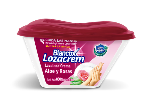 [053819] Lavaplatos Loza Crem Blancox Aloe Y Rosas 850Gr