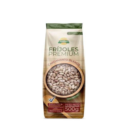 [053869] Frijol Premium Cargamanto Blanco Granipack 500Gr