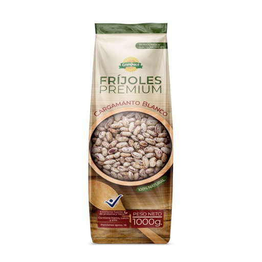 [053870] Frijol Premium Cargamanto Blanco Granipack 1000Gr