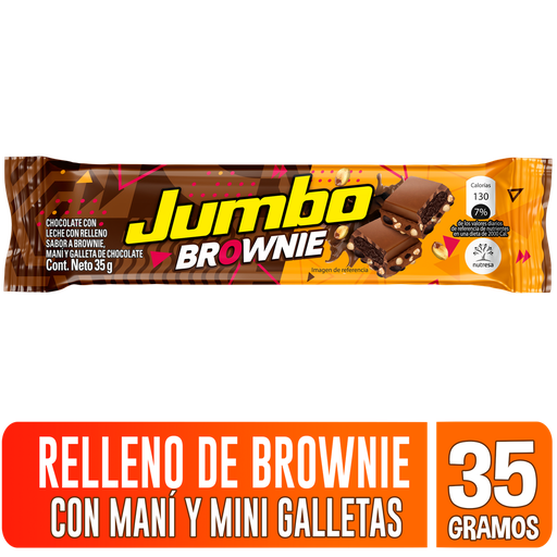 [053926] Chocolatina Jumbo Brownie 35Gr