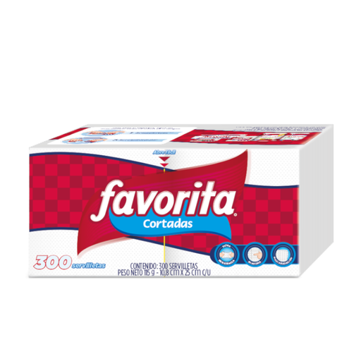 [053931] Servilleta Favorita 300 Unidades