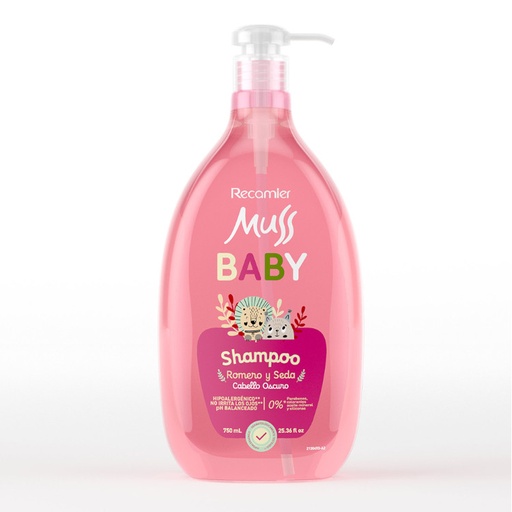 [053933] Shampoo Muss Baby  Romero y Seda 750Ml