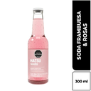 Hatsu Soda Botella Frambuesa Rosas 300Ml