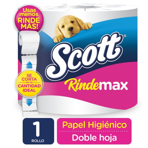 [053997] Papel Higiénico Scott Rindemax Doble Hoja 1 Unidad