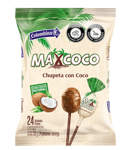 [054072] Chupeta Max Coco 24 Unidades 336Gr
