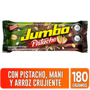 Chocolatina Jumbo Pistacho, Maníy Arroz Crujiente 180Gr