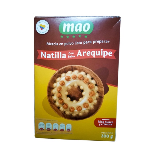 [054130] Mezcla Natilla Arequipe Mao 300Gr