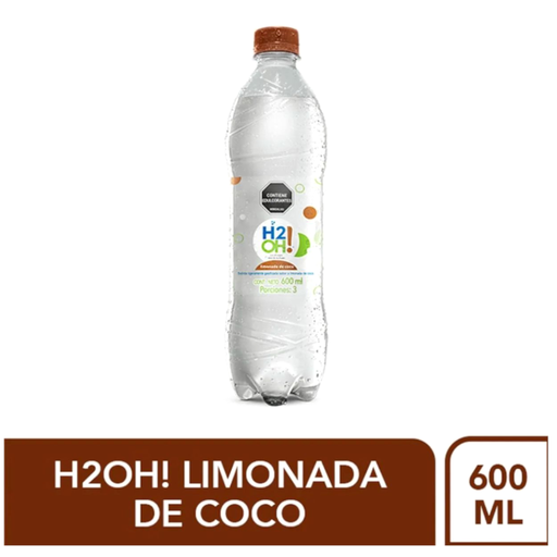 [054136] Agua H2oH Limonada De Coco Pet 600Ml
