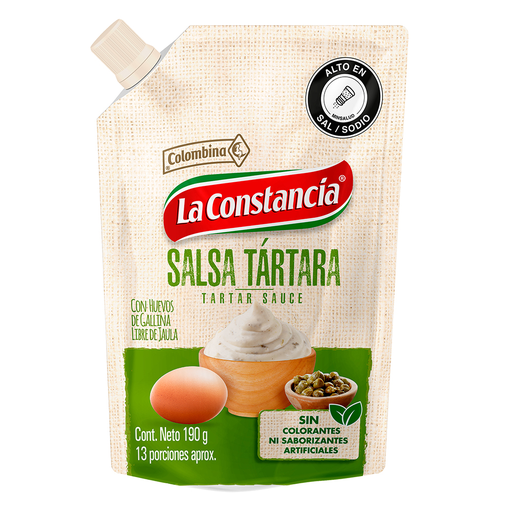 [054192] Salsa Tartara La Constancia 190Ml