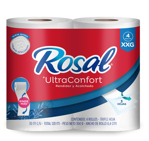 [054239] Papel Higiénico Ultra Confort XXG 4 Unidades