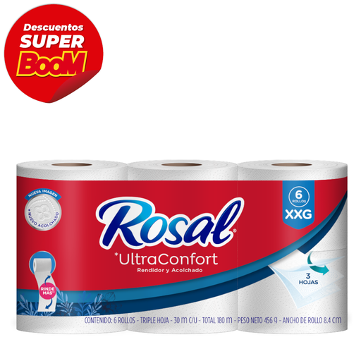 [054240] Papel Higiénico Ultra Confort XXG 6 Unidades
