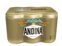 Cerveza Andina Lata 6 Unidades 330Ml