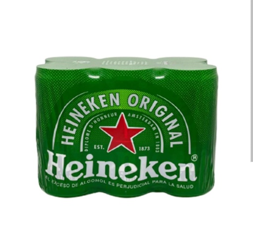 [054247] Cerveza Heineken Lata 6 Unidades 269Cc