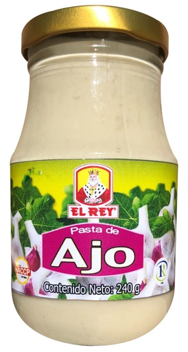 [054273] Pasta De Ajo El Rey Frasco 240Gr 