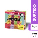 Del Valle Sabores Surtidos Tetrapack  Pague 5 Lleve 6