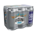 Cerveza Andina Light  Lata 6 Unidades 269Cc