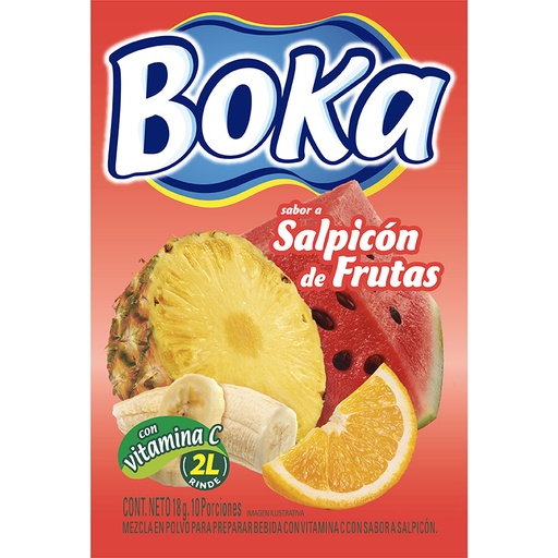 [054343] Boka Salpicón De Frutas 18Gr