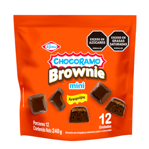 [054383] Chocobrownie Mini Ramo 12 Unidades 240Gr