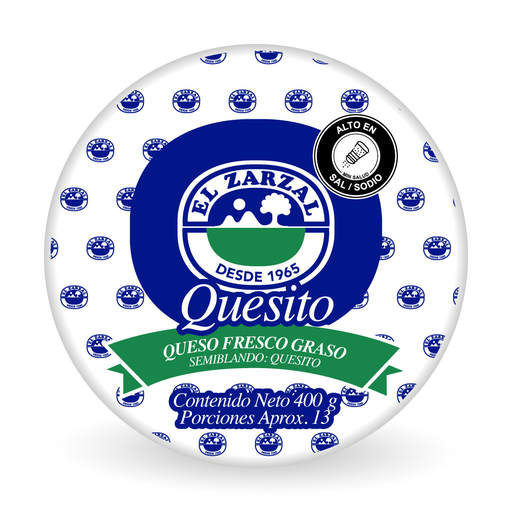 [054385] Quesito Redondo El Zarzal 400Gr