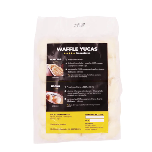 [054388] Waffle De Yuca Los Mejores 20 Unidades 1000Gr