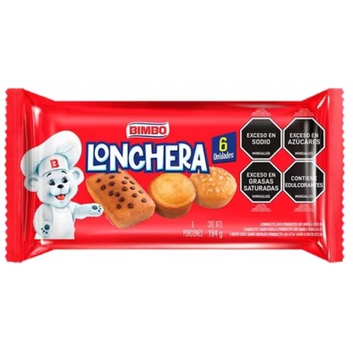 [054395] Lonchera Ponquecitos Bimbo  6 Unidades