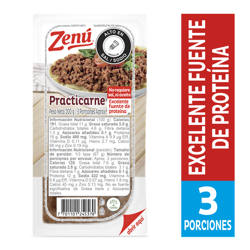 [019337] Practicarne Zenú 200Gr
