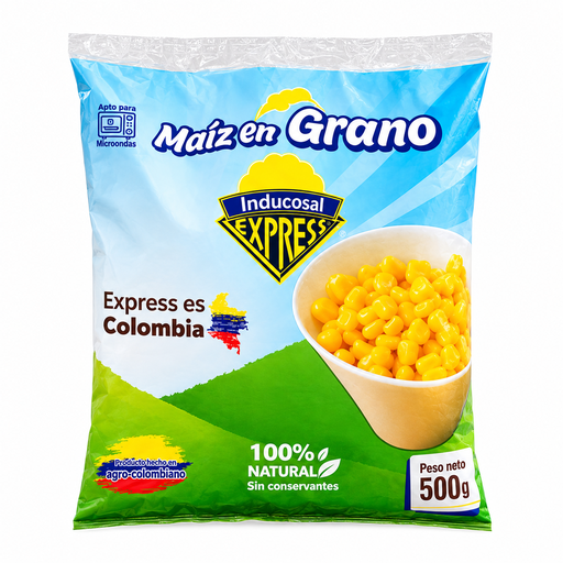 [054414] Maíz En Grano Congelado Inducoal Express 500Gr