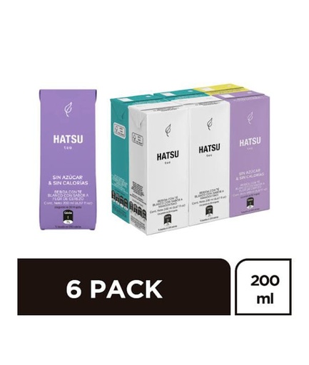 [054434] Té Hatsu Surtido Tétrapak 6 Unidades 1200Ml