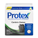 Jabón Protex Carbón Detox 3 Unidades 330Gr