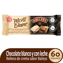 Chocolatina Montblanc Chocolate Blanco Y Chocolate Con Leche 60Gr