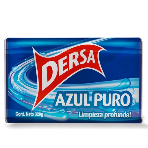 [054485] Jabón Dersa Azul Puro Barra  320Gr