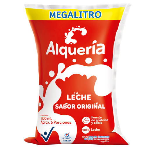 [054510] Leche Alqueria Sabor Original Bolsa1100Ml