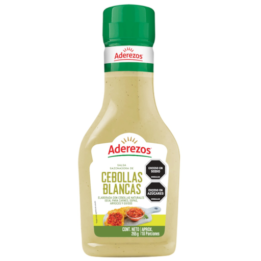 [054513] Salsa Sazonadora De Cebollas Blancas Aderezos 265Gr
