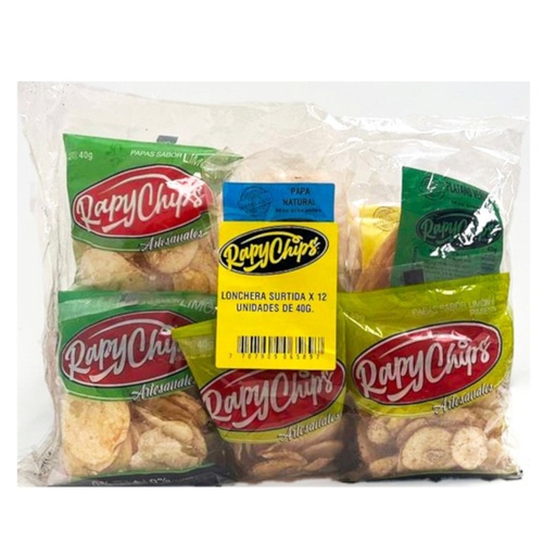[054515] Lonchera Surtida Rapychips 12 Unidades 480Gr