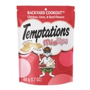 Snack Para Gato Sabor  Mix De Carnes Temptations 48Gr