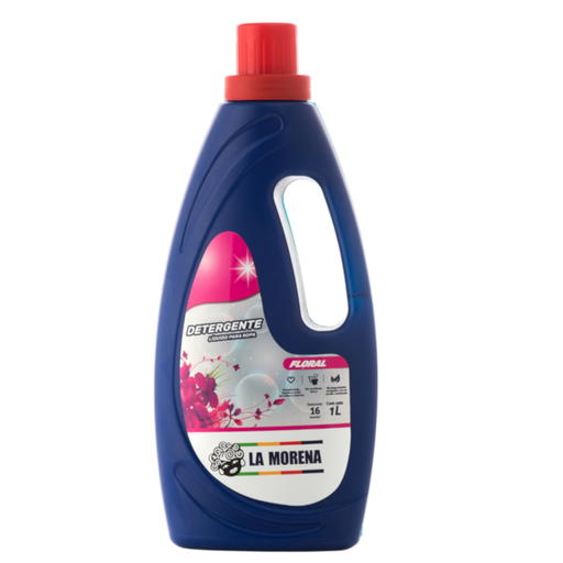[054538] Detergente Liquido Floral La Morena 1000Ml