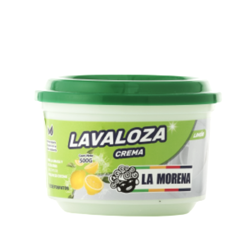 [054541] Lava Loza En Crema La Morena Limón 500Gr