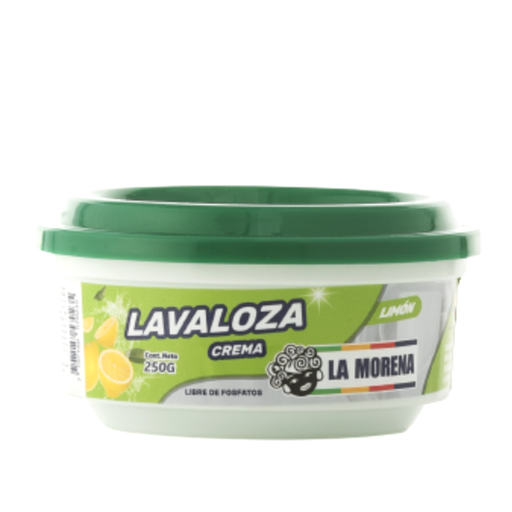 [054542] Lava Loza En Crema La Morena Limón 250Gr